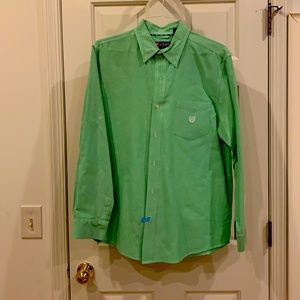 Light green broadcloth Oxford button down